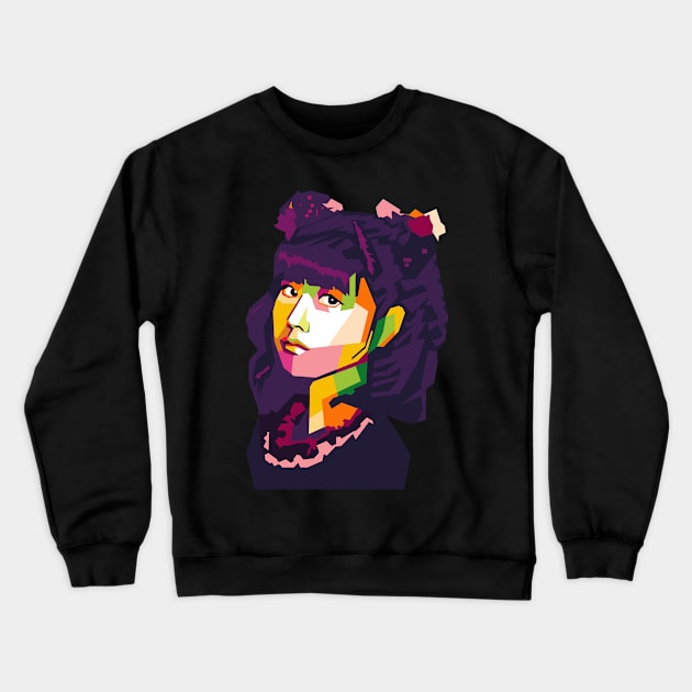 metal baby yui Crewneck Sweatshirt by cool pop art house